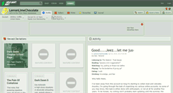 Desktop Screenshot of lemonlimechocolate.deviantart.com