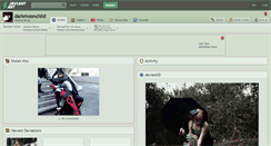 Desktop Screenshot of darkmoonchild.deviantart.com