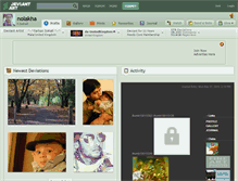 Tablet Screenshot of nolakha.deviantart.com