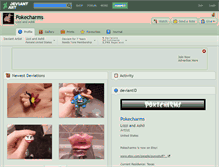 Tablet Screenshot of pokecharms.deviantart.com