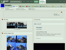 Tablet Screenshot of moongara.deviantart.com