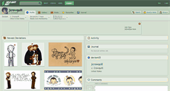 Desktop Screenshot of jcrowquill.deviantart.com