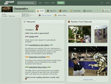 Tablet Screenshot of chozonoth.deviantart.com