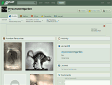 Tablet Screenshot of myownsecretgarden.deviantart.com