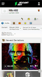 Mobile Screenshot of nik-hill.deviantart.com