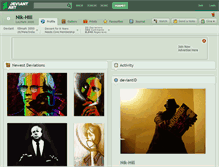 Tablet Screenshot of nik-hill.deviantart.com