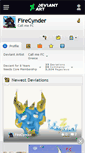 Mobile Screenshot of firecynder.deviantart.com