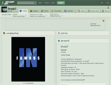 Tablet Screenshot of drozk7.deviantart.com