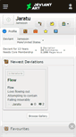 Mobile Screenshot of jaratu.deviantart.com