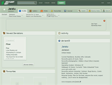 Tablet Screenshot of jaratu.deviantart.com