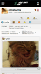 Mobile Screenshot of misskaoru.deviantart.com
