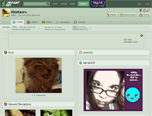 Tablet Screenshot of misskaoru.deviantart.com