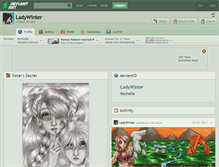 Tablet Screenshot of ladywinter.deviantart.com