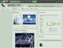 Tablet Screenshot of bartzklauser-love.deviantart.com