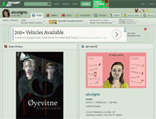 Tablet Screenshot of alicelights.deviantart.com