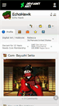 Mobile Screenshot of echohawk.deviantart.com