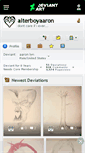Mobile Screenshot of alterboyaaron.deviantart.com