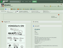 Tablet Screenshot of ghazghaz.deviantart.com