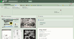 Desktop Screenshot of chihauhaus.deviantart.com