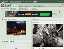 Tablet Screenshot of dive4phil.deviantart.com