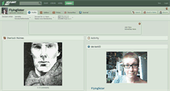 Desktop Screenshot of flyingsister.deviantart.com