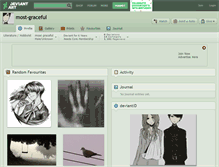 Tablet Screenshot of most-graceful.deviantart.com