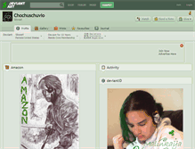 Tablet Screenshot of chochuschuvio.deviantart.com