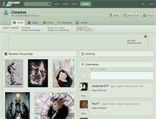 Tablet Screenshot of choestoe.deviantart.com