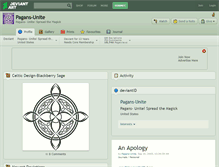 Tablet Screenshot of pagans-unite.deviantart.com