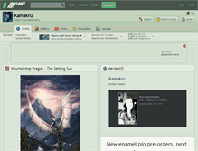 Tablet Screenshot of kamakru.deviantart.com