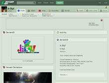 Tablet Screenshot of k-styl.deviantart.com