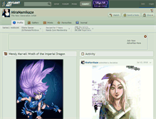 Tablet Screenshot of miranamikaze.deviantart.com
