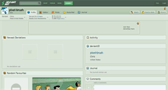 Desktop Screenshot of pixel-brush.deviantart.com
