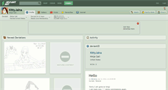 Desktop Screenshot of kittyjaina.deviantart.com