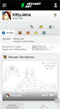 Mobile Screenshot of kittyjaina.deviantart.com