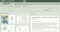 Desktop Screenshot of geckoproject.deviantart.com