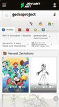 Mobile Screenshot of geckoproject.deviantart.com