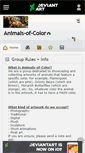 Mobile Screenshot of animals-of-color.deviantart.com