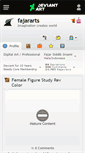 Mobile Screenshot of fajararts.deviantart.com