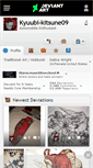 Mobile Screenshot of kyuubi-kitsune09.deviantart.com