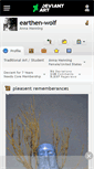 Mobile Screenshot of earthen-wolf.deviantart.com