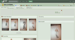 Desktop Screenshot of dmc12345dase.deviantart.com