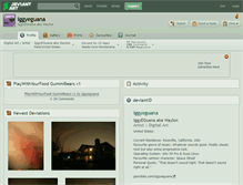 Tablet Screenshot of iggyeguana.deviantart.com