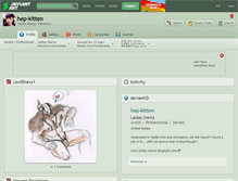 Tablet Screenshot of hep-kitten.deviantart.com