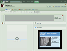 Tablet Screenshot of end-stock.deviantart.com