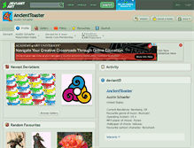 Tablet Screenshot of ancienttoaster.deviantart.com