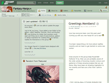 Tablet Screenshot of fantasy-herps.deviantart.com