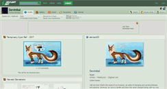 Desktop Screenshot of devinital.deviantart.com