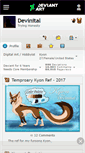 Mobile Screenshot of devinital.deviantart.com