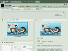 Tablet Screenshot of devinital.deviantart.com